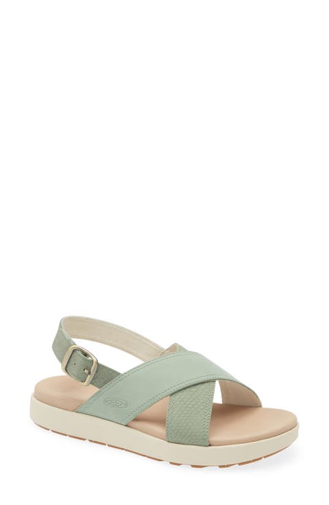 Elle Lux Cross Strap Sandal (Women)