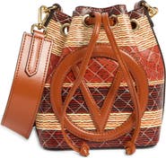 VALENTINO BY MARIO VALENTINO Jules Tresse Drawstring Bucket Bag