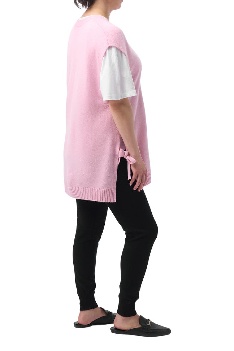 V-neck Cashmere Maternity Top, Alternate, color, almond blossom