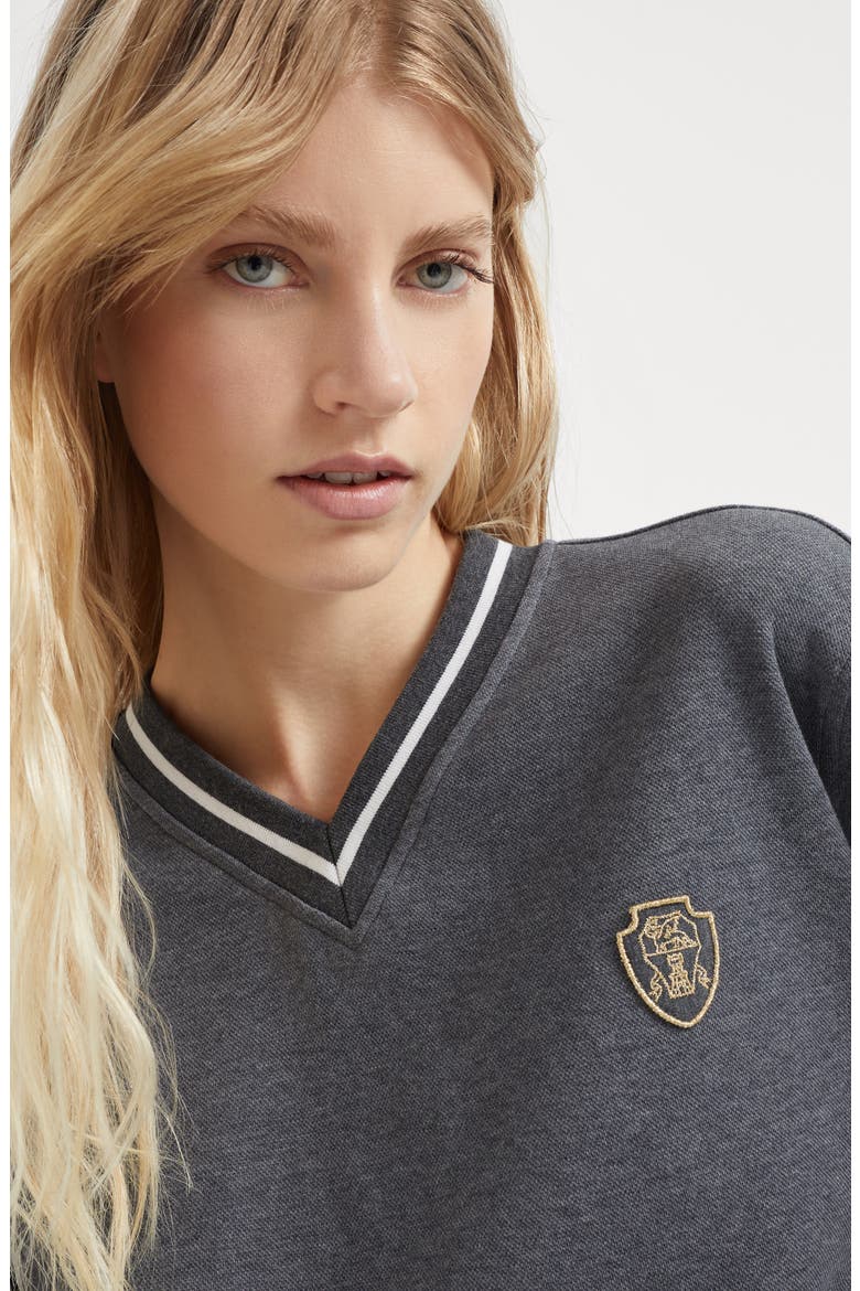Sweatshirt with logo, Alternate, color, Lead