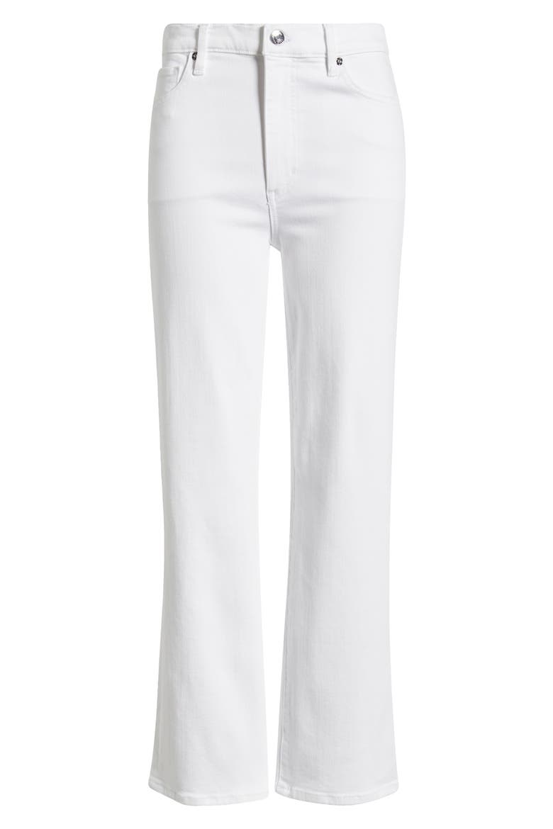 Le Sleek High Waist Ankle Straight Leg Jeans, Alternate, color, WHITE