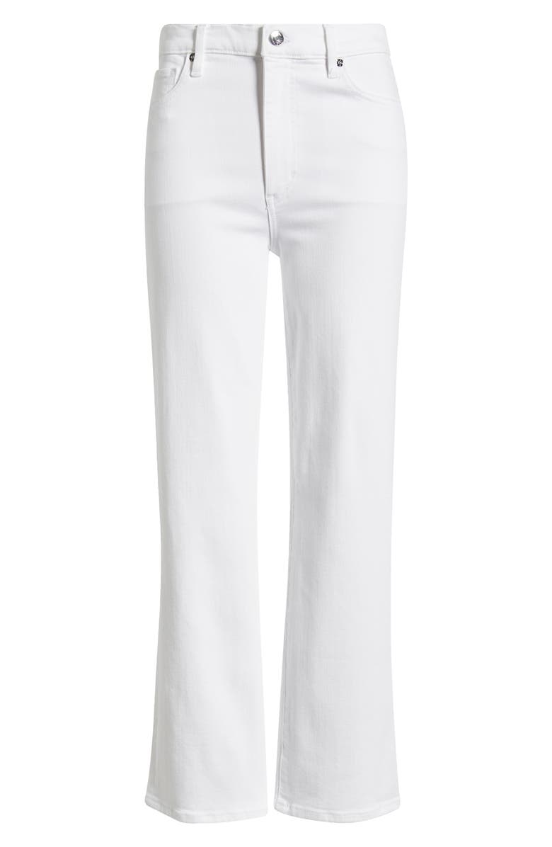 FRAME Le Sleek High Waist Ankle Straight Leg Jeans, Alternate, color, White