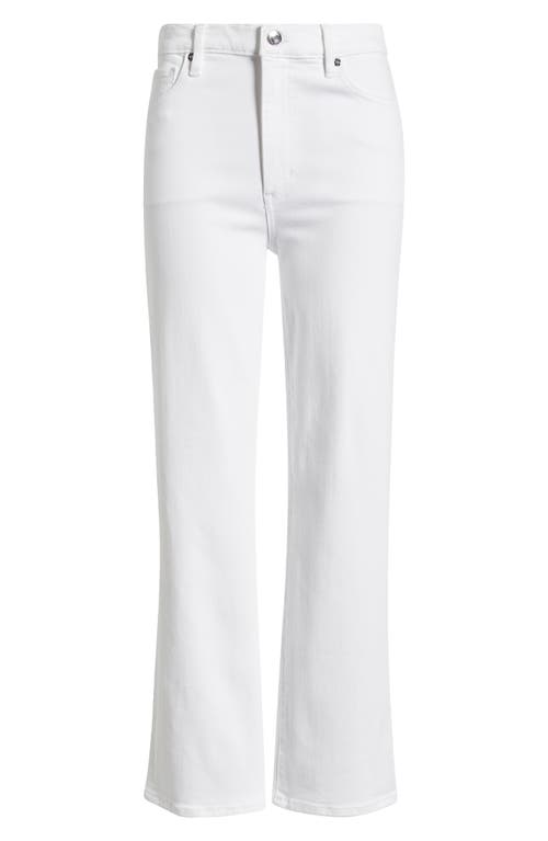 Frame Le Sleek High Waist Ankle Straight Leg Jeans In White
