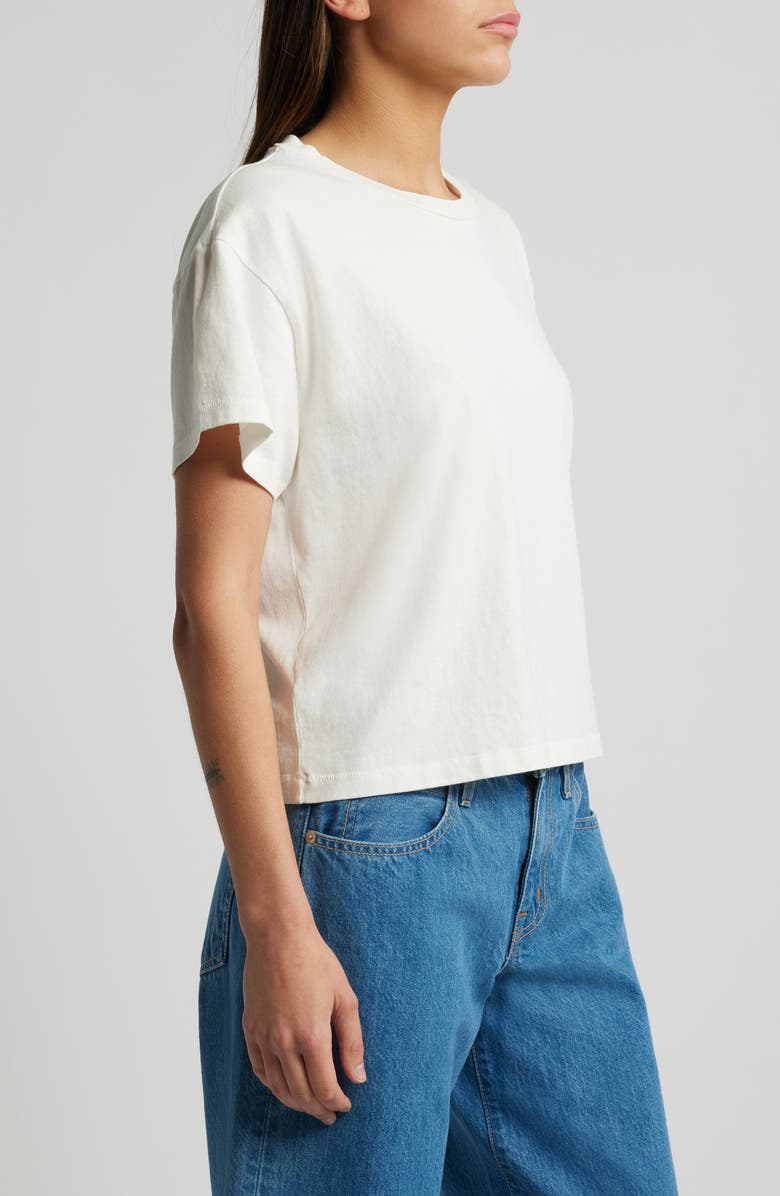 SLVRLAKE Square Cotton T-Shirt, Alternate, color, Natural White