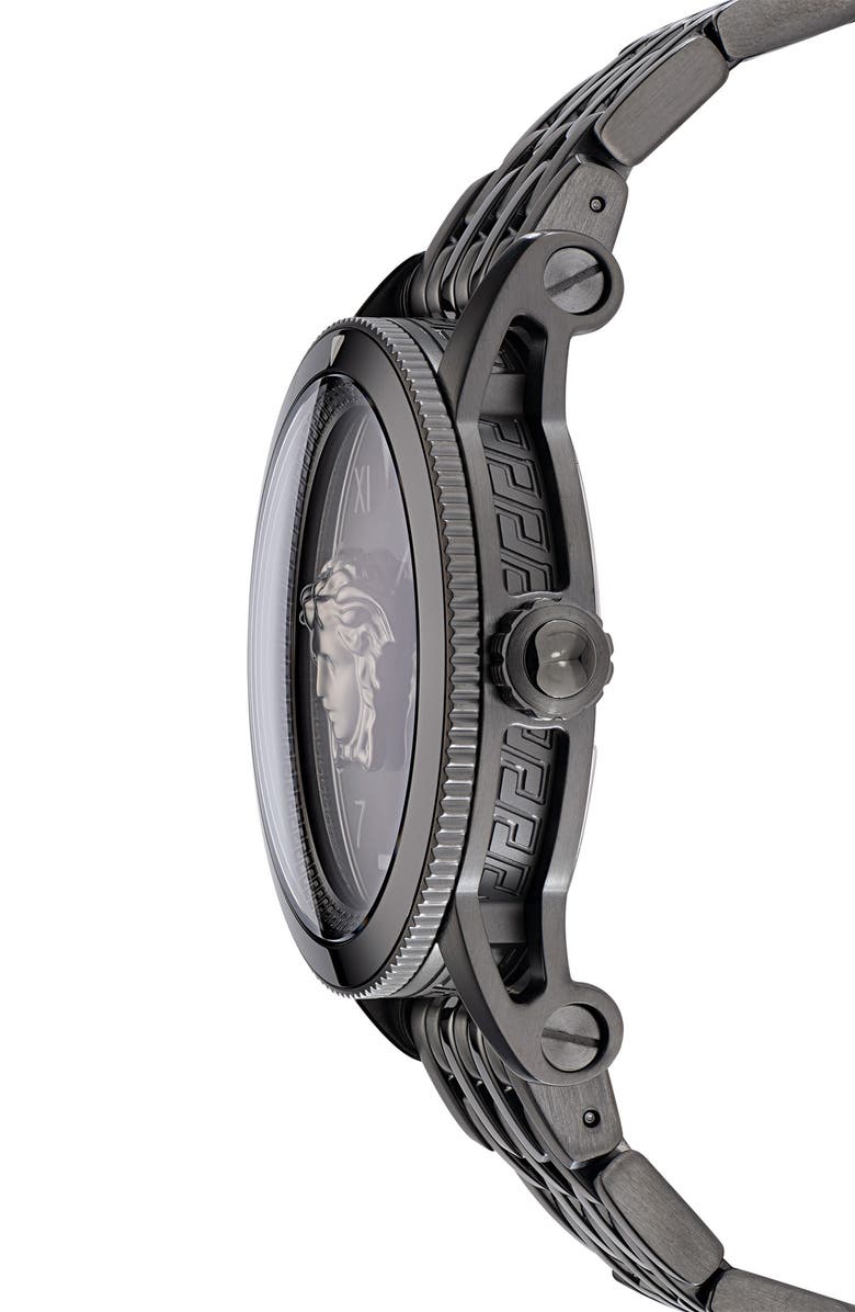 Versace Palazzo Bracelet Watch, 43mm, Alternate, color, 