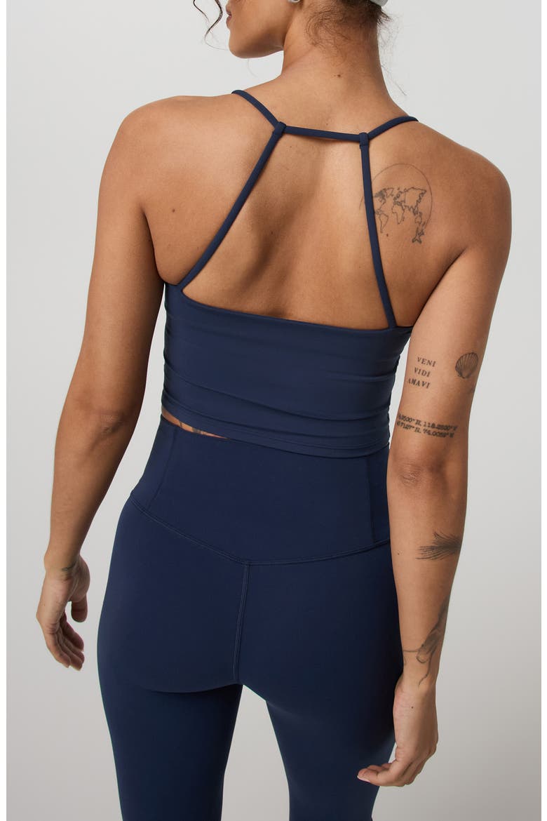 All the Feels Strappy Back Tank, Alternate, color, BLUE COAST