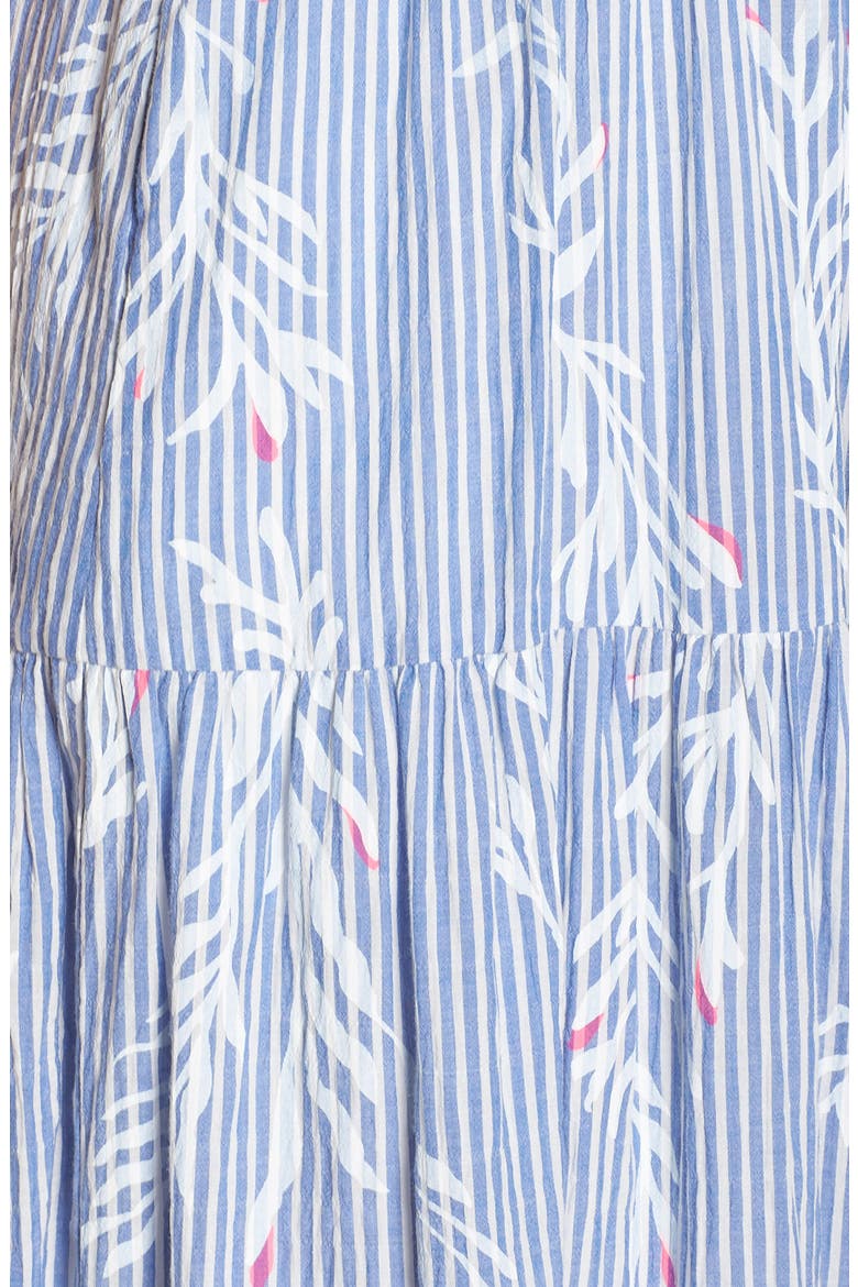 Aviana Maxi Dress, Alternate, color, COASTAL BLUE OPEN CORAL