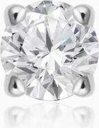 Oradina 14K Yellow Gold Shine Bright Diamond Single Mini Stud