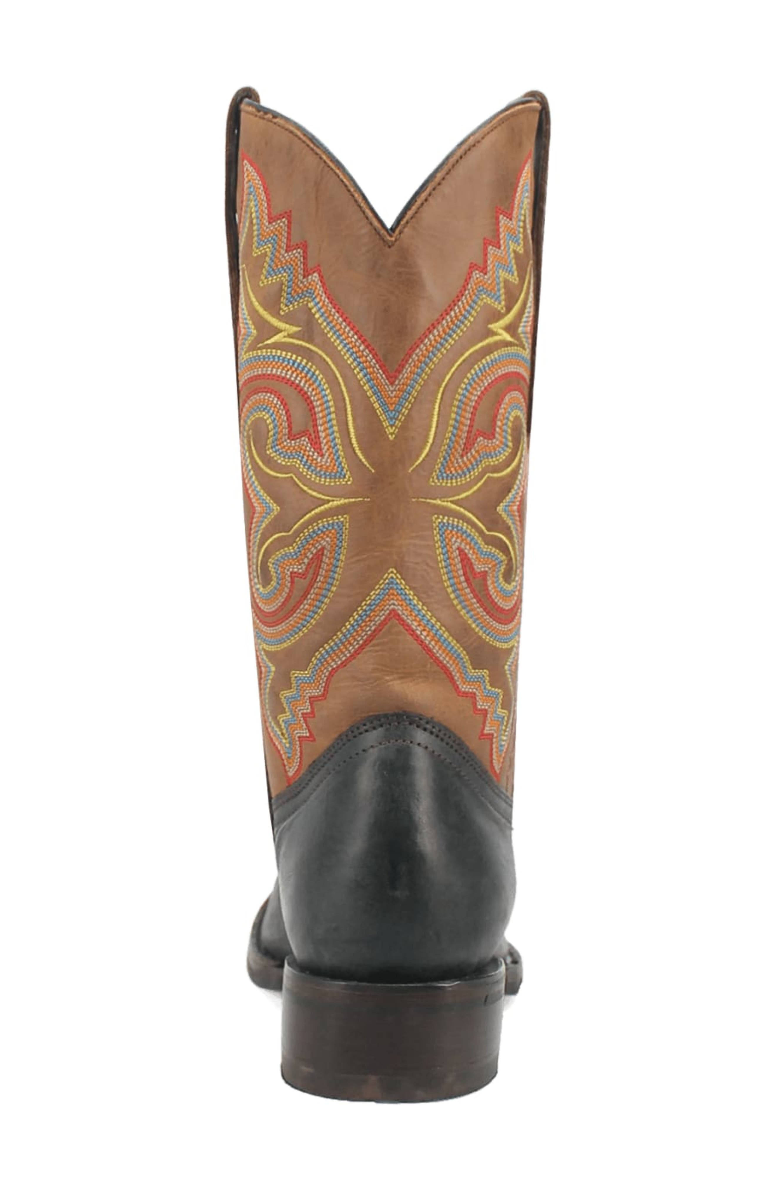 Dingo True Grit Cowboy Boot, Alternate, color, Black