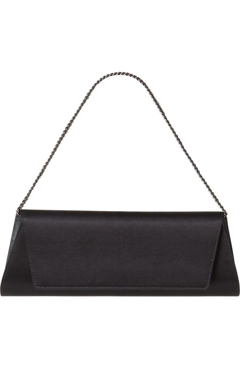 Akris Small Anouk East/West Silk Satin Clutch, Alternate, color,