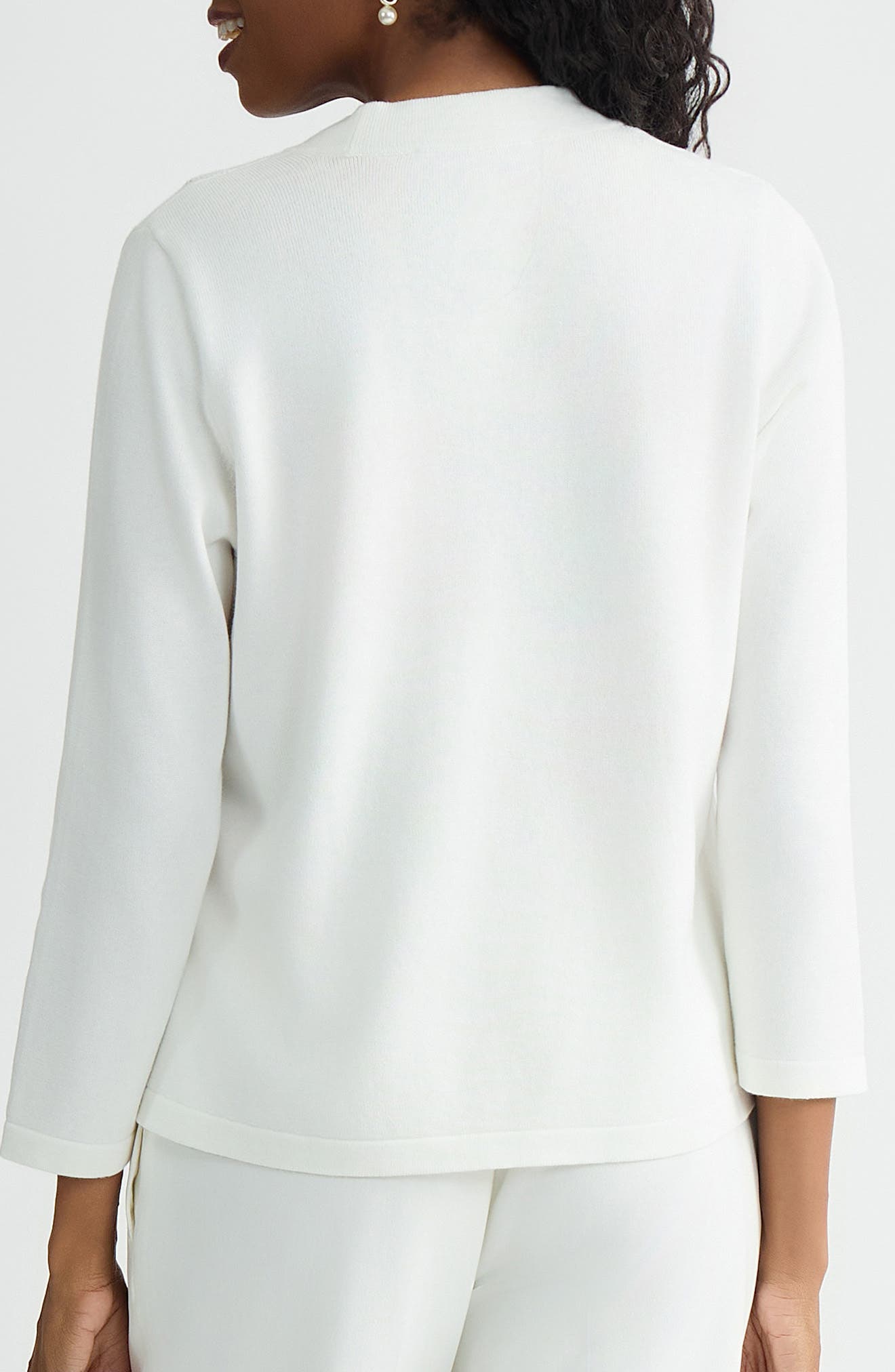 Diagonal Open Stitch Cardigan - image 2