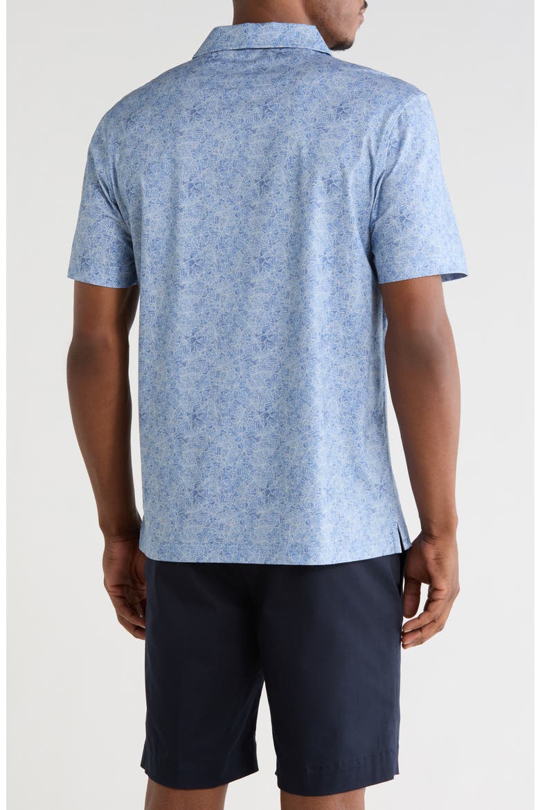 Cotton Knit Polo, Alternate, color, COBALT