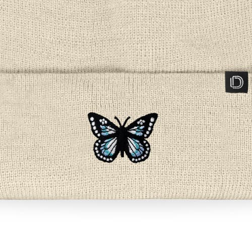 Dalix Butterfly Beanie In Black