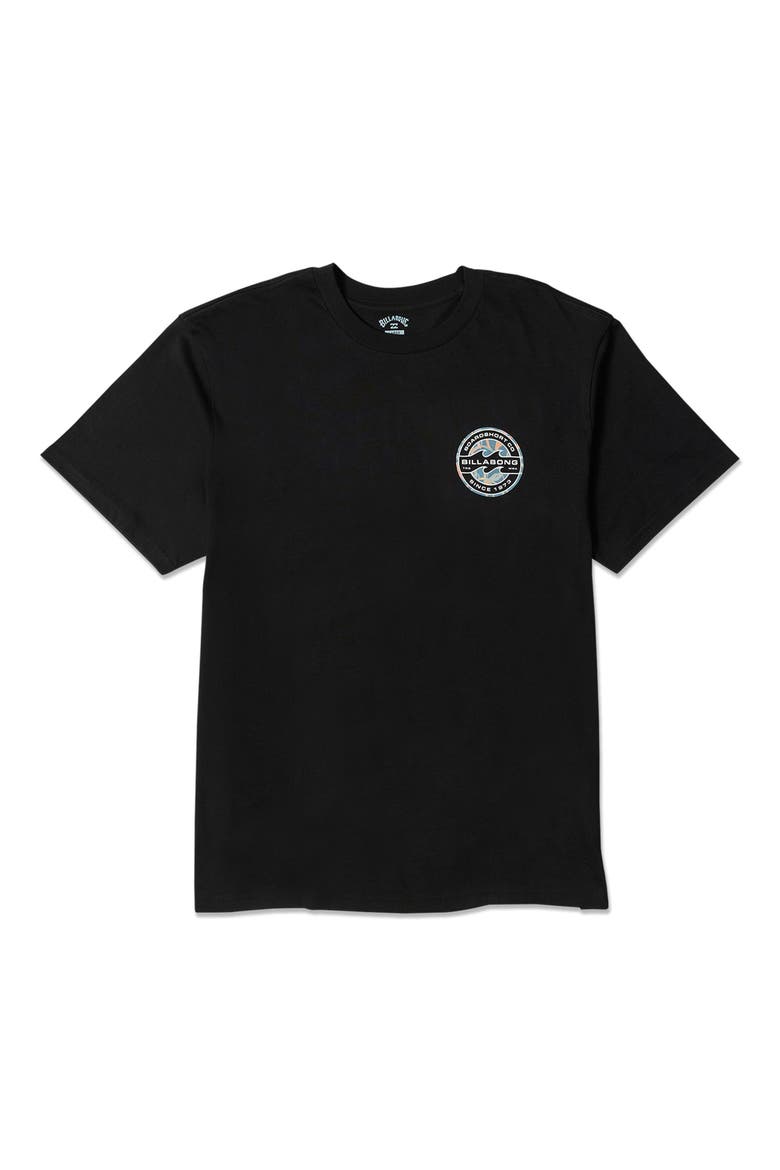 Hollow Premium Cotton Graphic T-Shirt, Alternate, color, BLACK