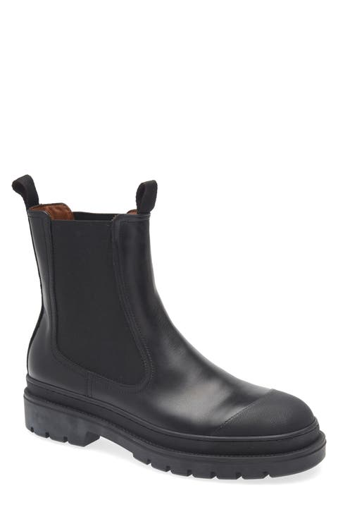 Kent Genuine Shearling Lined Chelsea Boot (Men)