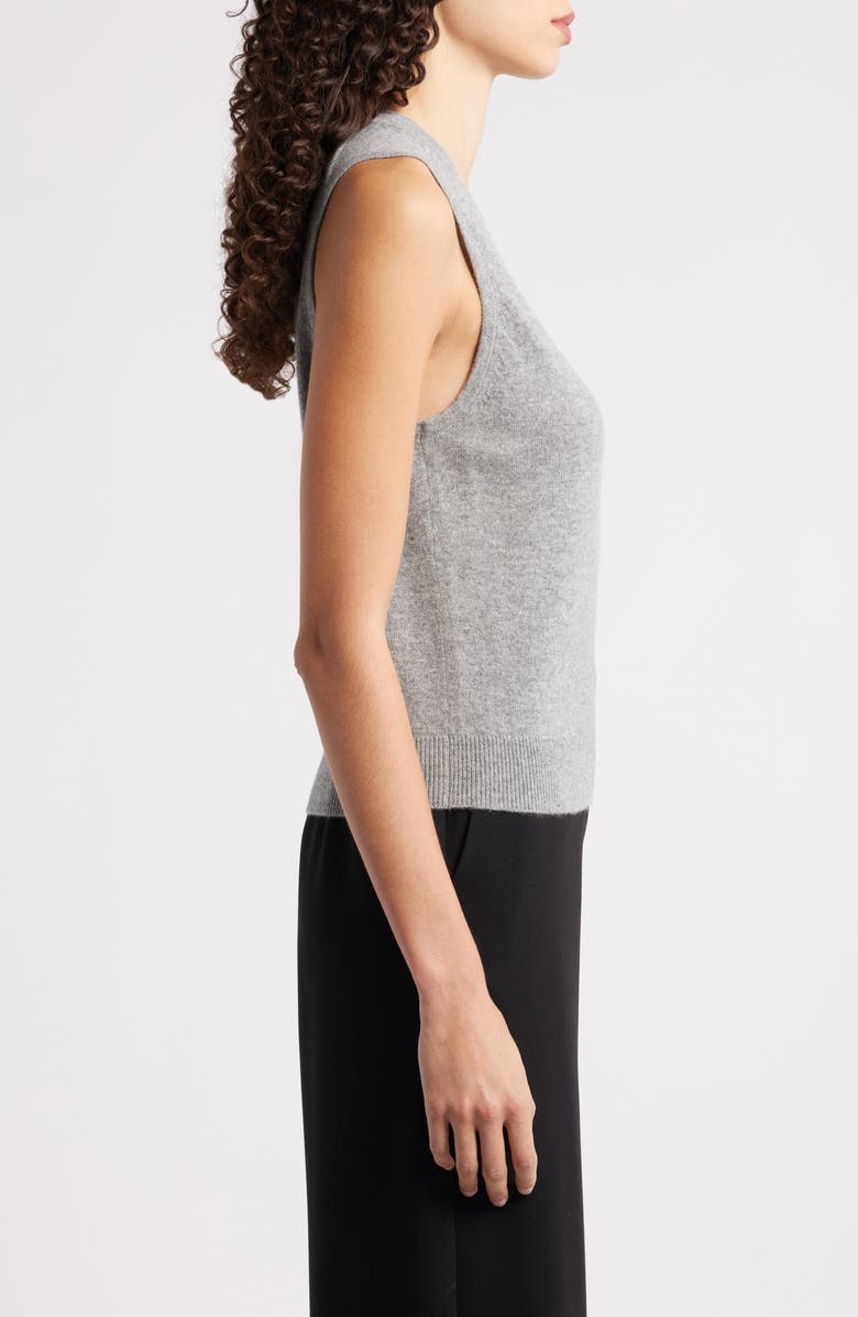 Theory Cashmere Sleeveless Sweater, Alternate, color, Husky