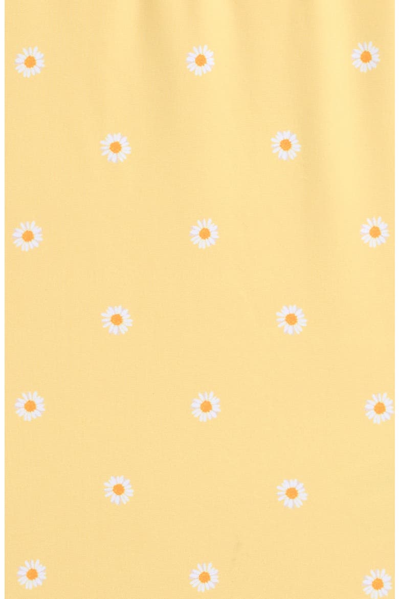 Kids' Daisy Chain One-Piece Swimsuit, Alternate, color, DAISY CHAIN YELLOW