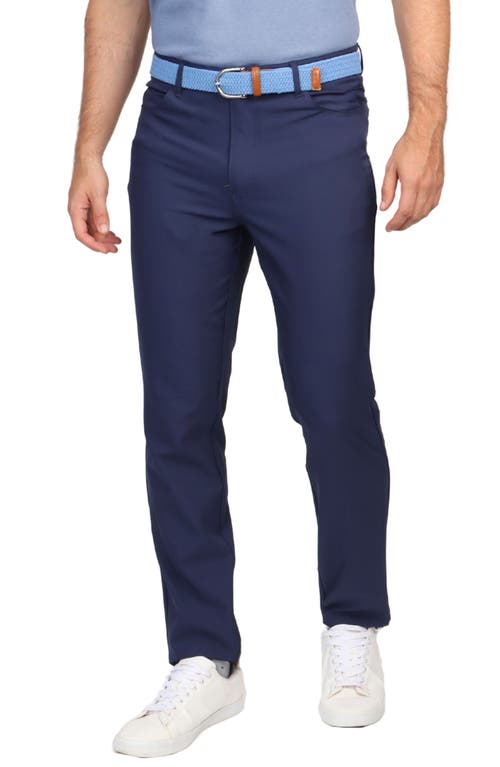Tailorbyrd Five-pocket Performance Pants In Navy