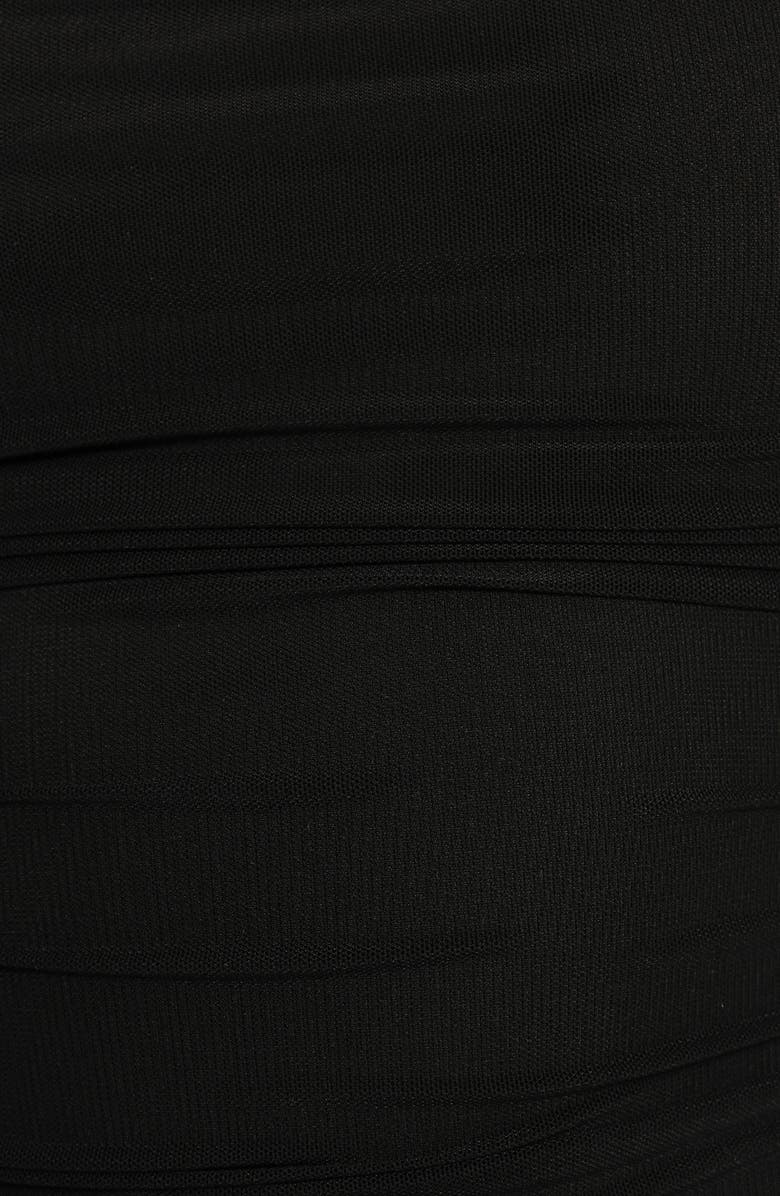 Petal & Pup Selina Long Sleeve Mesh Top, Alternate, color, Black