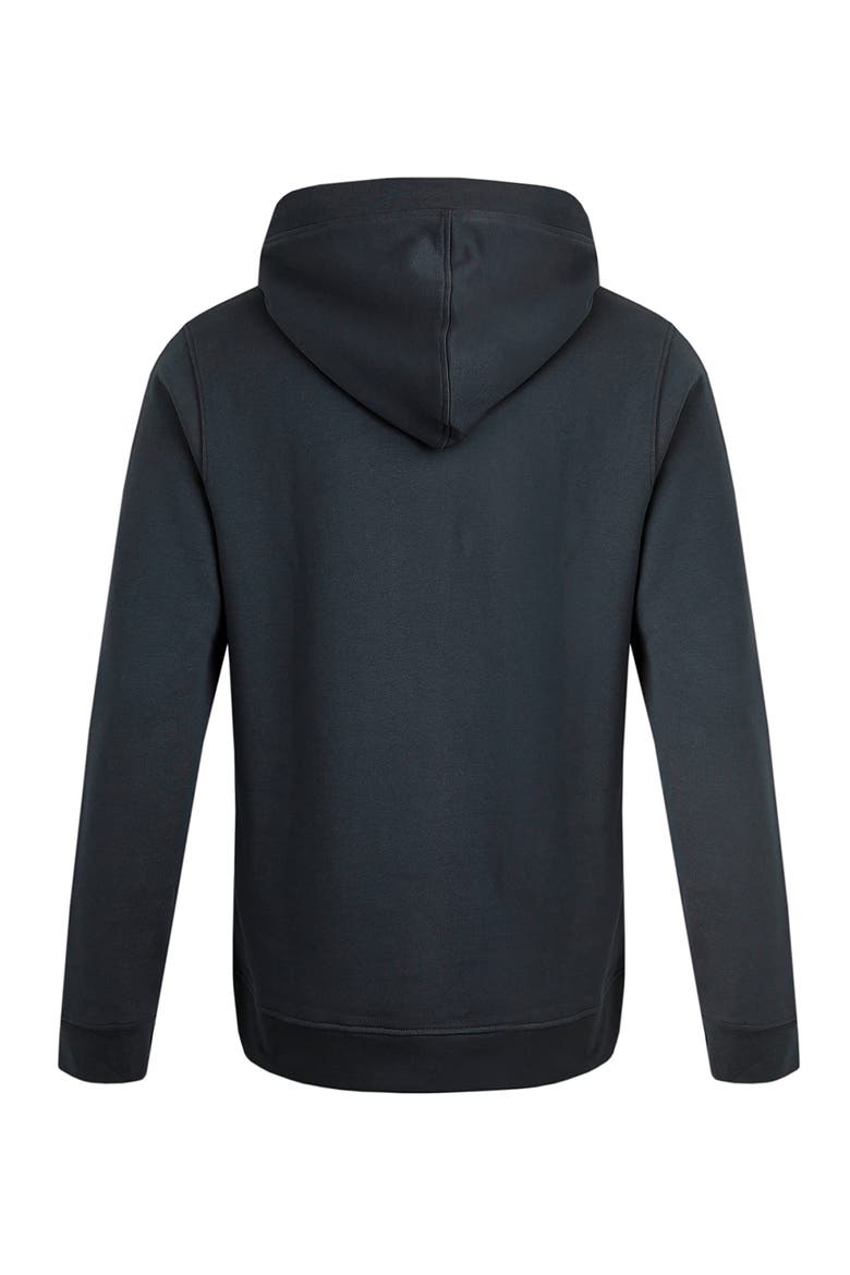 Hugo Branded Popover Hoodie, Alternate, color, Navy