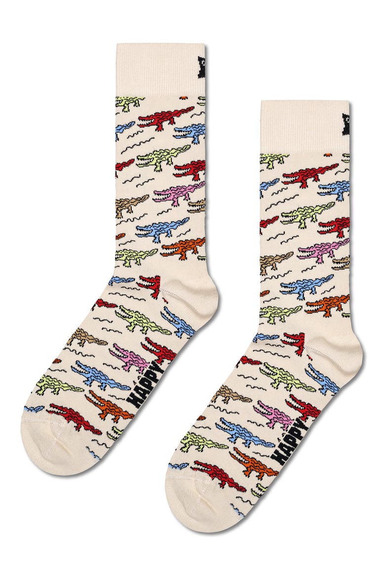 Assorted 3-Pack Crew Socks Gift Box, Alternate, color, BLACK MULTI