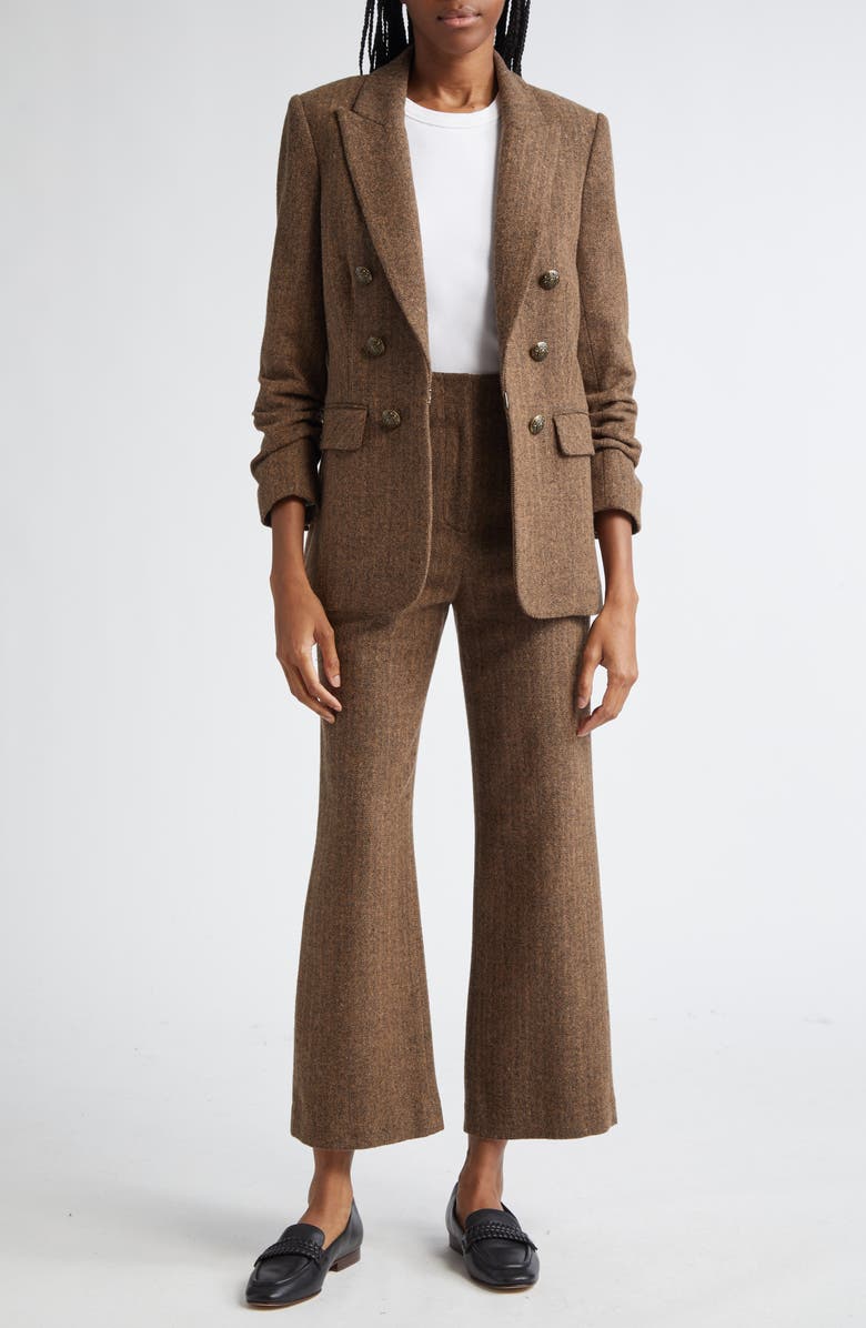 Veronica Beard Beacon Herringbone Dickey Jacket, Alternate, color, 