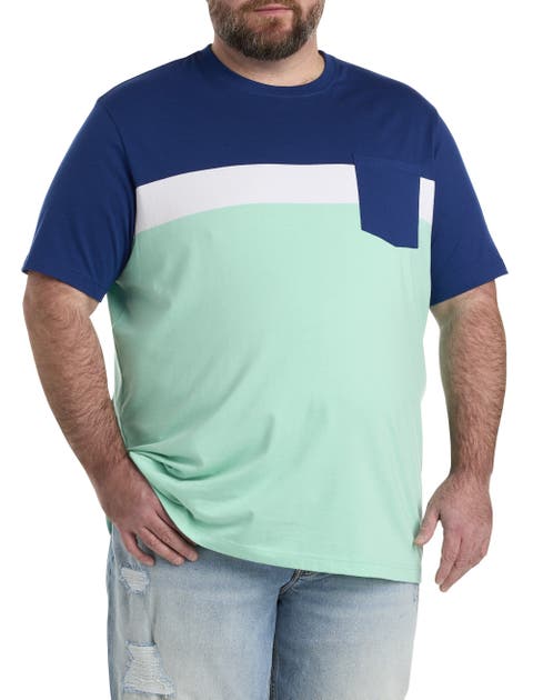 Big & Tall Colorblock Pocket T-Shirt