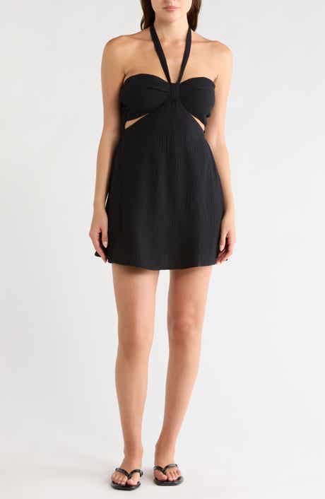 LBLC the label Priscilla Halter Dress