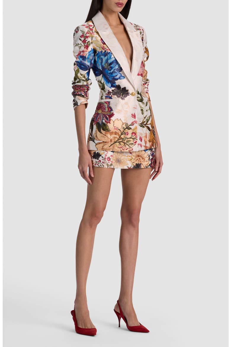 Denny Slim Notch Collar Boyfriend Blazer, Alternate, color, FALLEN PETALS LG