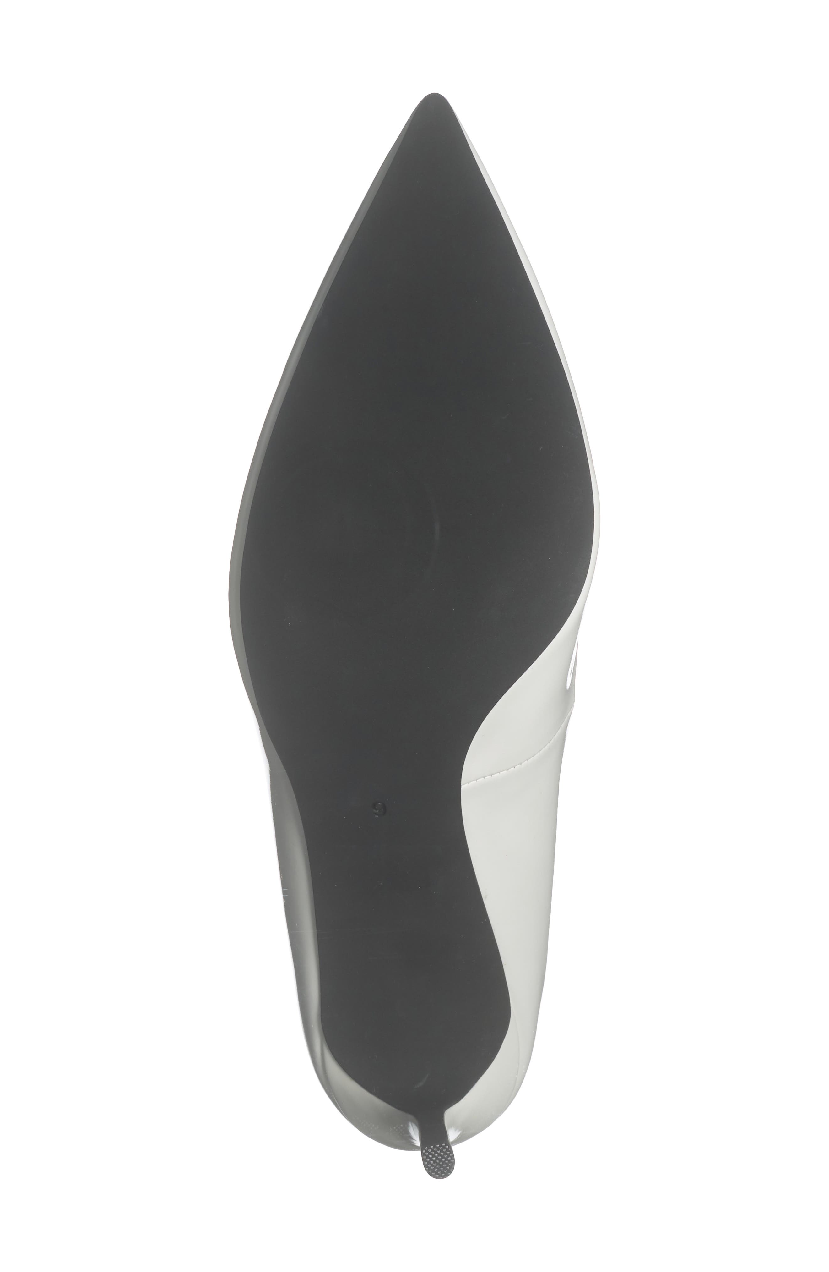 Jeffrey Campbell Nikia Pointed Toe Pump, Alternate, color, White Patent