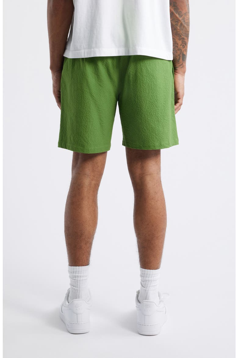BB Solar Cotton Seersucker Drawstring Shorts, Alternate, color, CACTUS