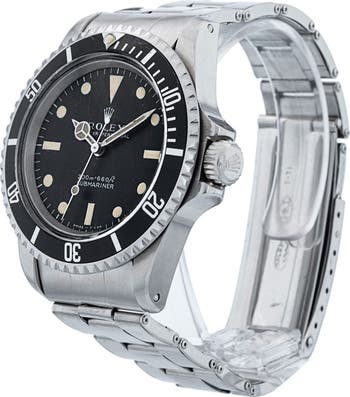 Rolex Preowned 1968 Submariner 5513 Bracelet Watch, 40mm