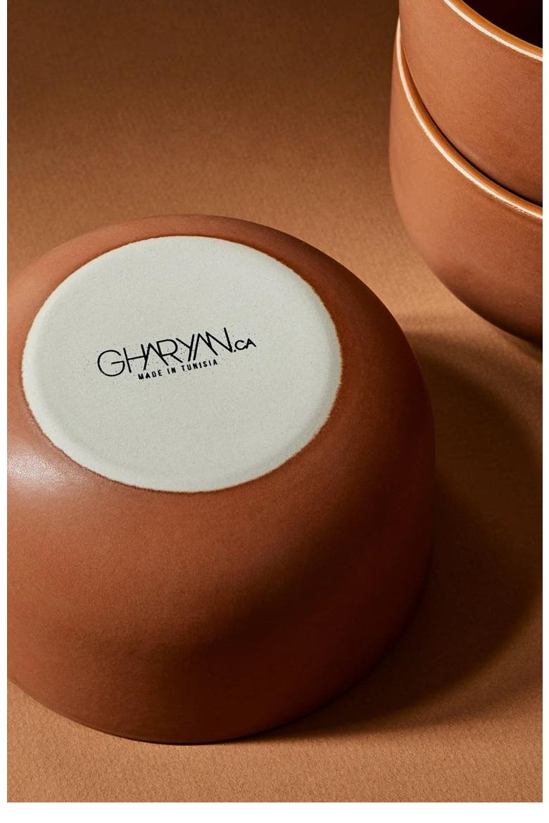 Tunisian Bowls Set of 4, Alternate, color, Terracotta
