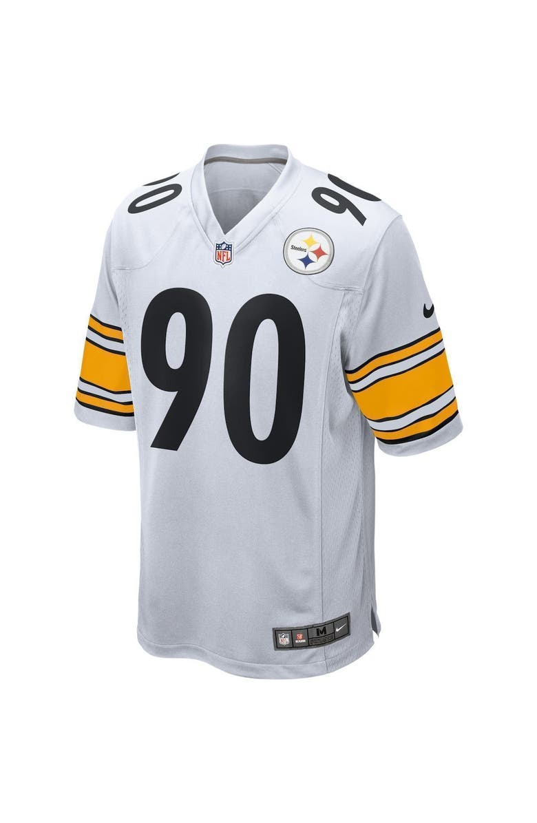 Nike Men's Nike T.J. Watt White Pittsburgh Steelers Game Jersey, Alternate, color, 