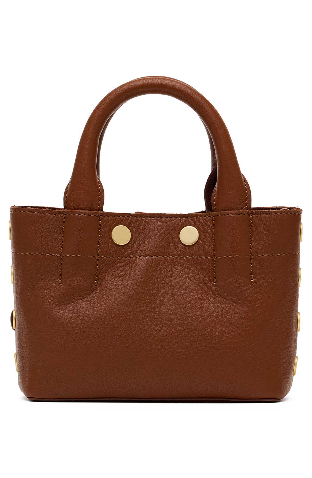 HAMMITT Mini Olympia Leather Tote, Alternate, color, Sienna Flora/ Brushed Gold