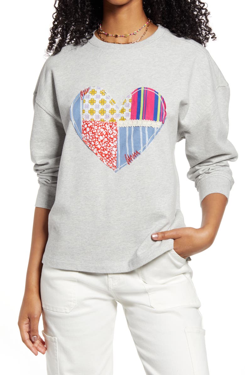 BP. Oversize Crewneck Sweatshirt, Main, color,