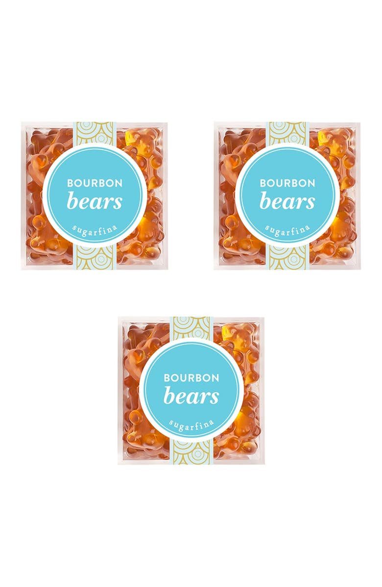 sugarfina Bourbon Bears - Small Cube Bundle - Set of 3, Main, color,