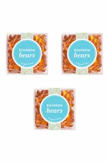 sugarfina Bourbon Bears - Small Cube Bundle - Set of 3