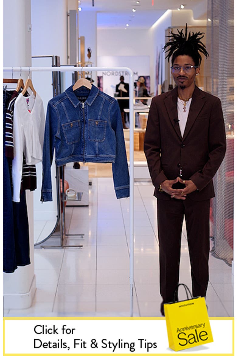 Patty Zip Front Denim Jacket video