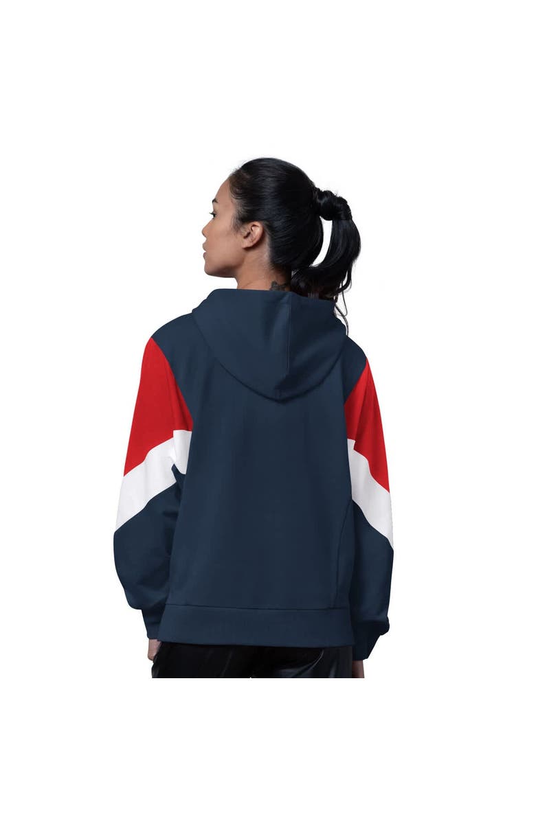 STARTER Women
s Starter Navy New England Patriots Scrimmage Hoodie, Alternate, color, Navy