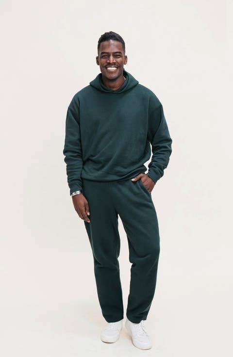 Men's Organic Cotton Teddy Oversized Hoodie
