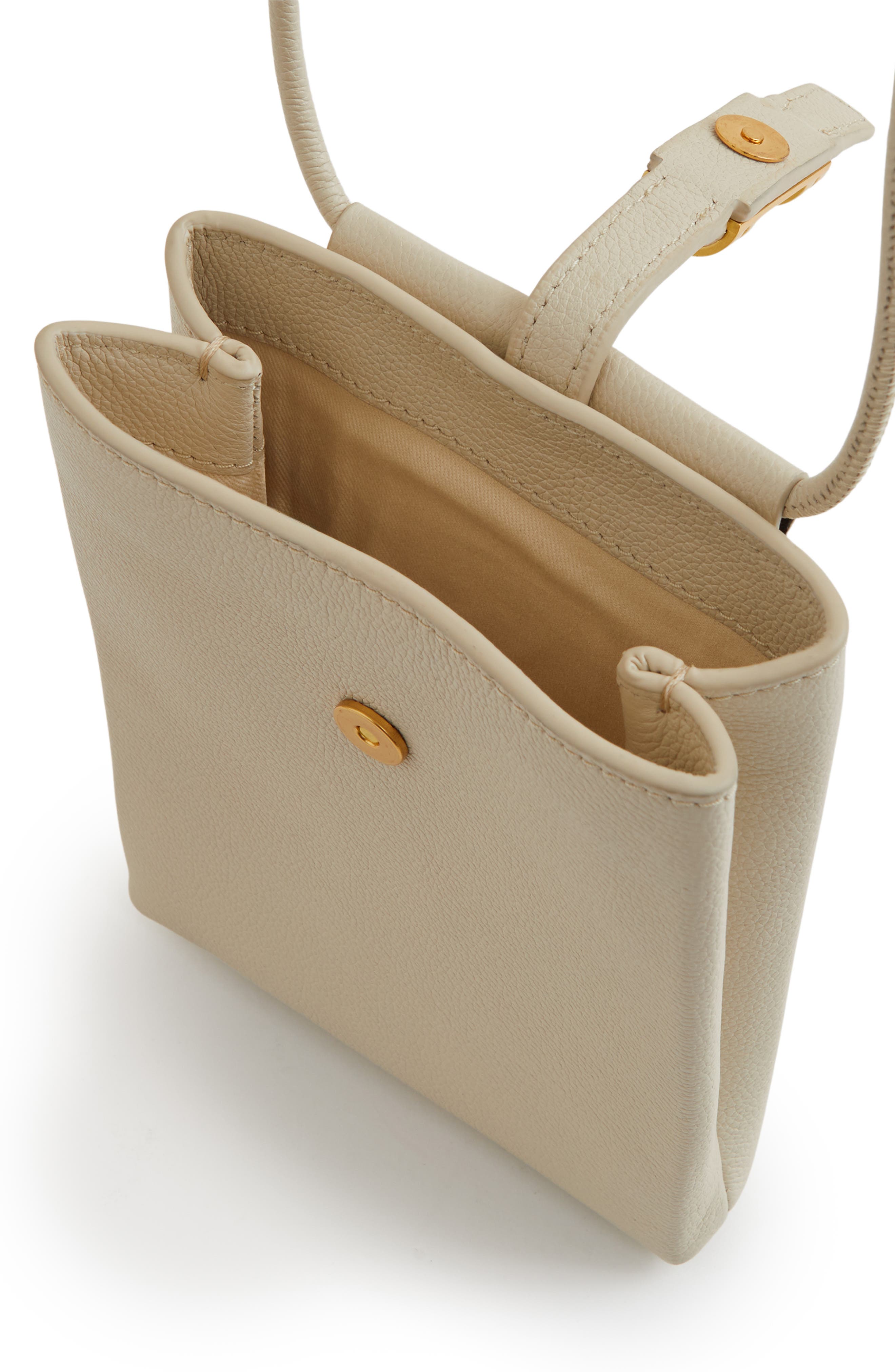 Reiss Vienna Leather Crossbody Phone Bag, Alternate, color, 