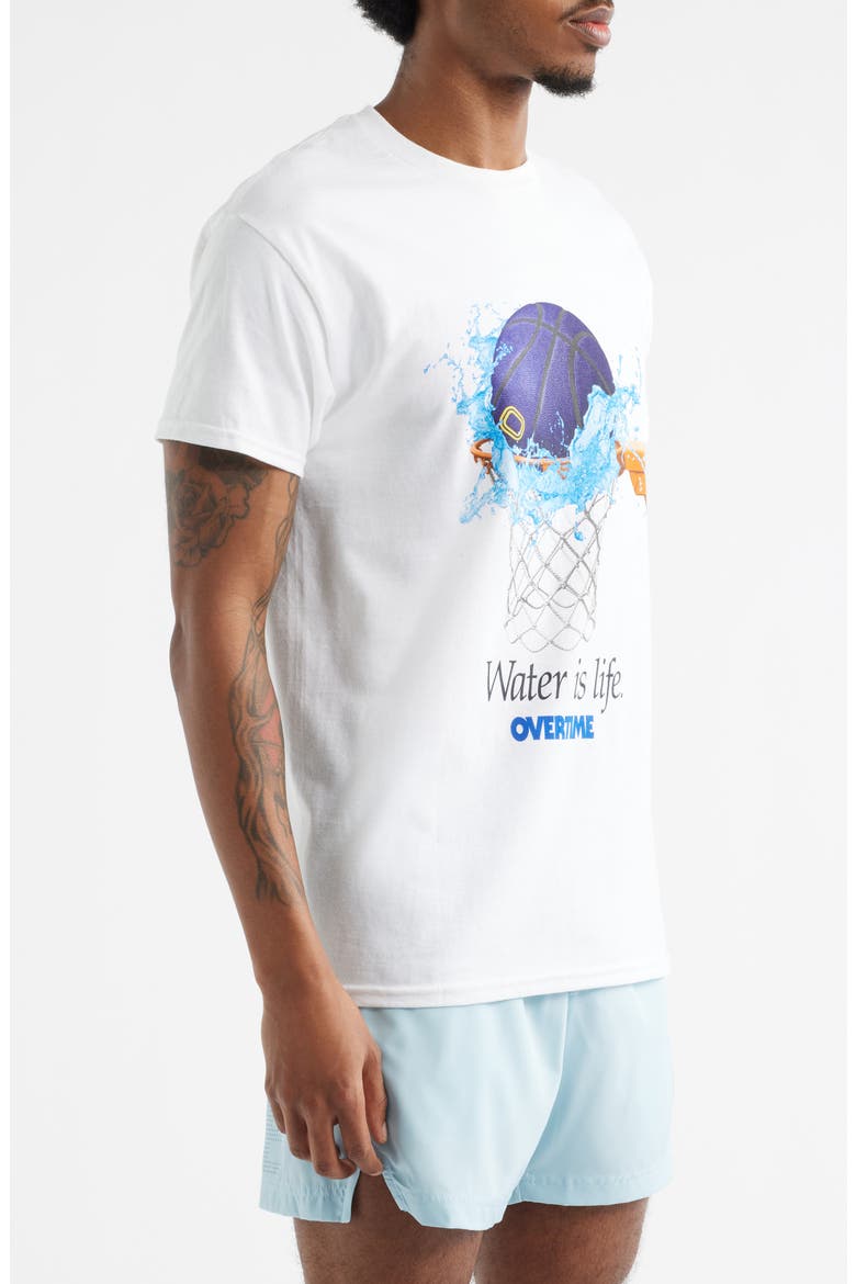 Splash Graphic T-Shirt, Alternate, color, WHITE