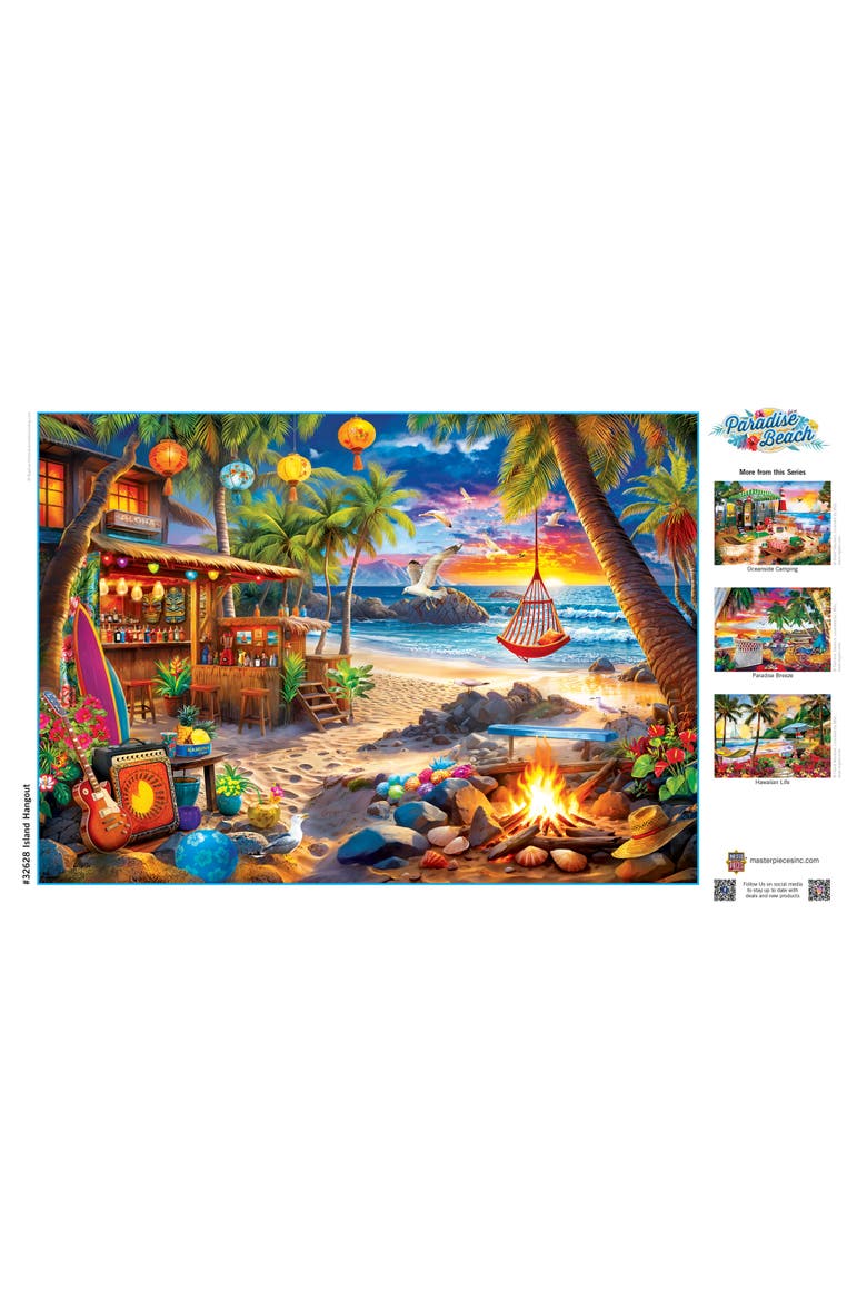 Island Hangout 500 Piece Jigsaw Puzzle, Alternate, color, Multicolor