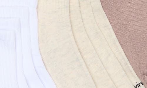 Calvin Klein 6-pack Quarter Socks In Multi