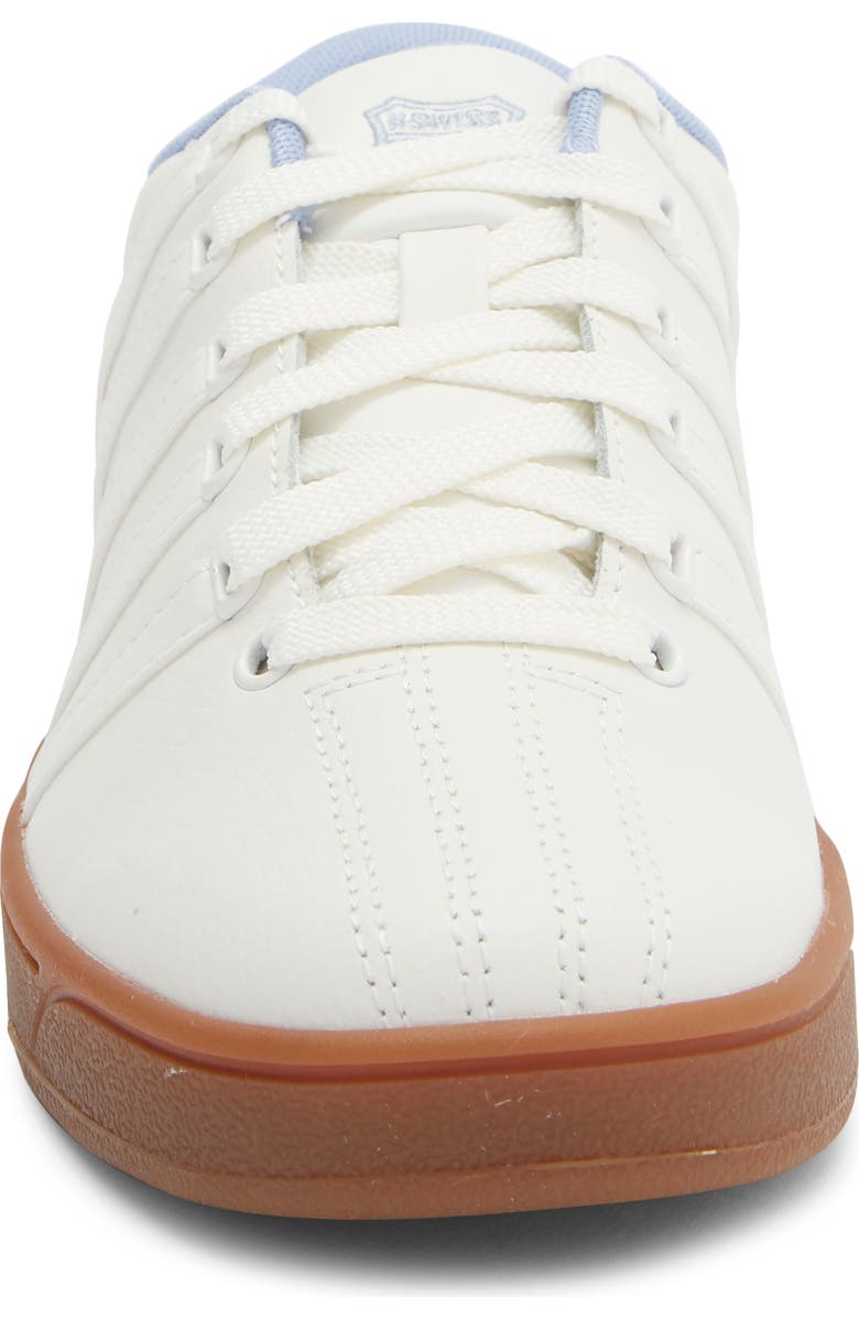 K-Swiss Court Pro II CMF Leather Sneaker, Alternate, color, Blanc/ Brunnera Blue/ Gum-M