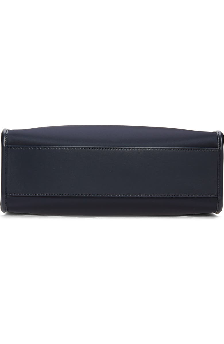 Dolce&Gabbana Large White Logo Nylon Shopper, Alternate, color,