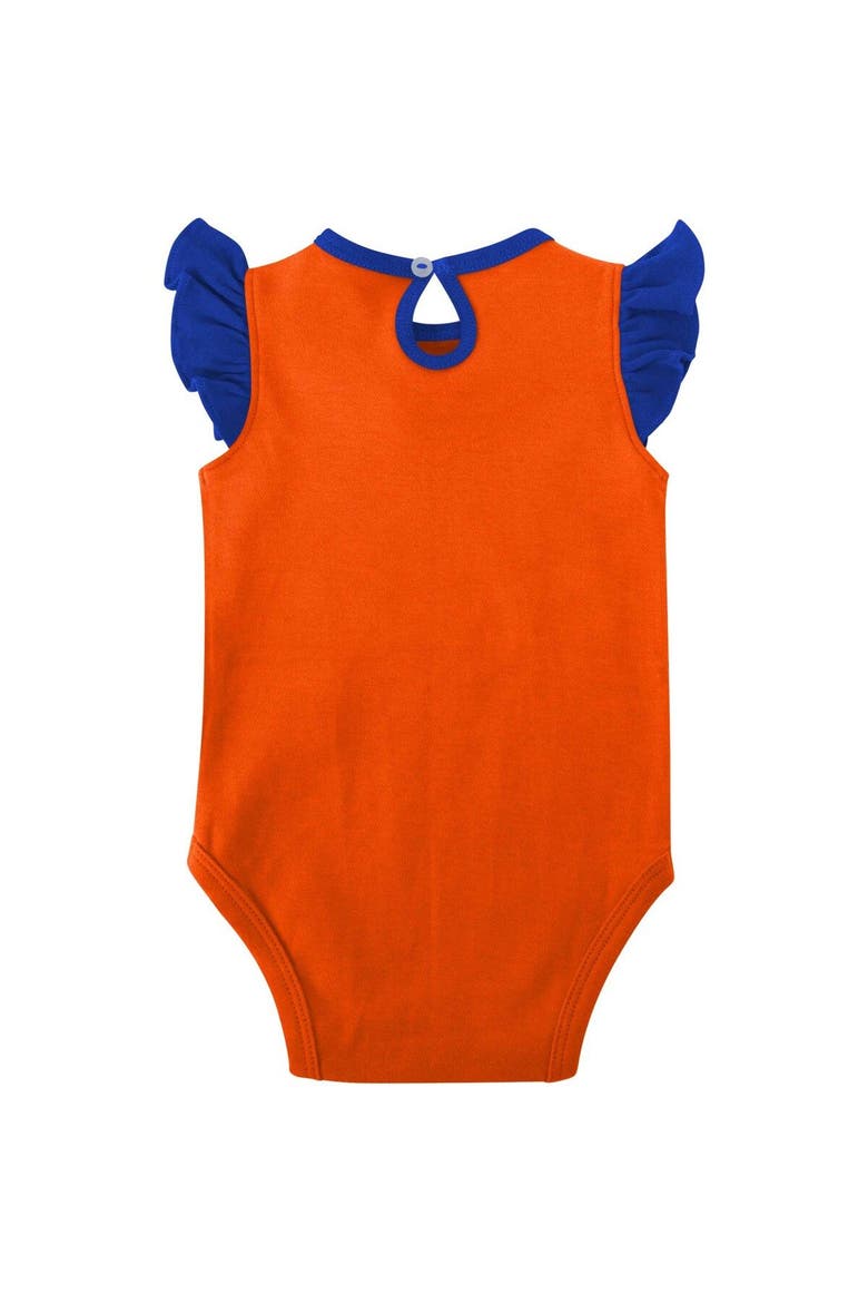Girls Newborn & Infant Royal/Orange Florida Gators Spread the Love 2-Pack Bodysuit Set, Alternate, color, Royal