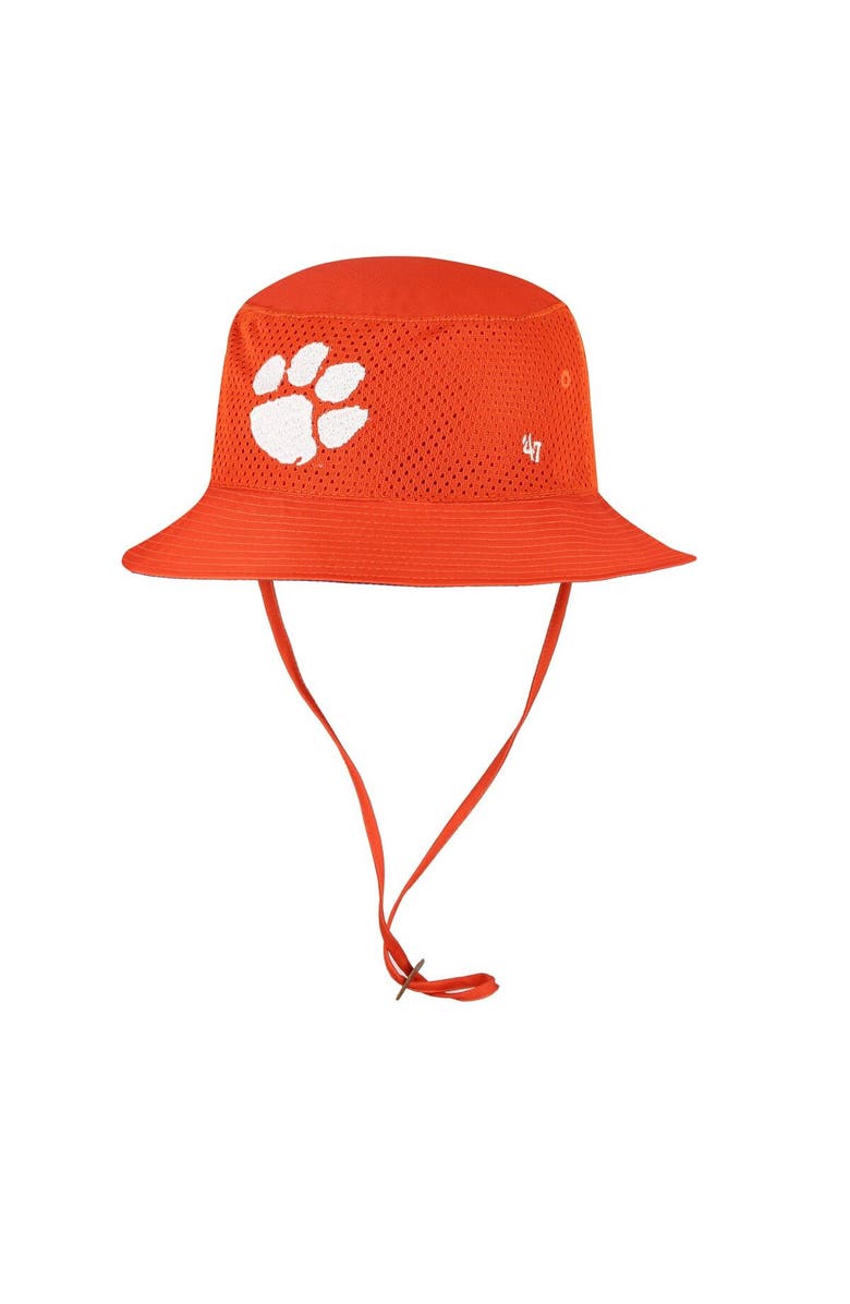 '47 Men's '47  Orange Clemson Tigers Panama Pail Bucket Hat, Main, color, Orange