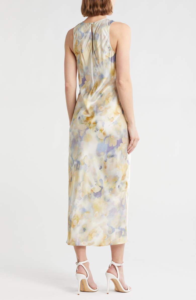 Gabriella Shirred Satin Dress